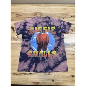 The Notorious B.I.G. Biggie Smalls Adult Large Graphic Print Tie Dye T-Shirt